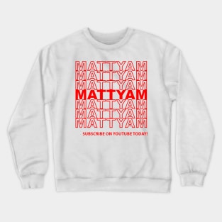 MATTYAM Thank You Crewneck Sweatshirt